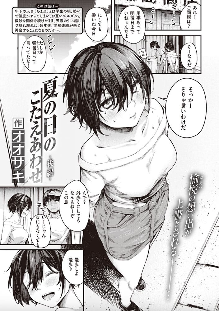 オオサキ作「夏の日のこたえあわせ」の紹介画像